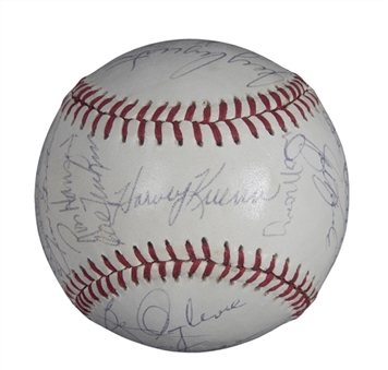 1982 American League Champion Milwaukee Brewers Team Signed Baseball With 24 Signatures Including Molitor, Yount & Sutton (JSA)